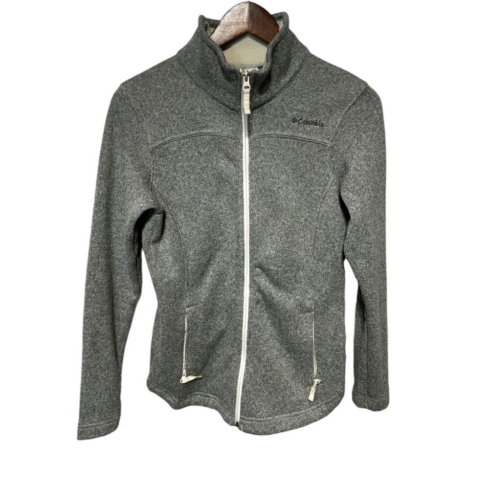 Columbia Gray Full Zip Fleece Gray Size Small - Picture 5 of 7